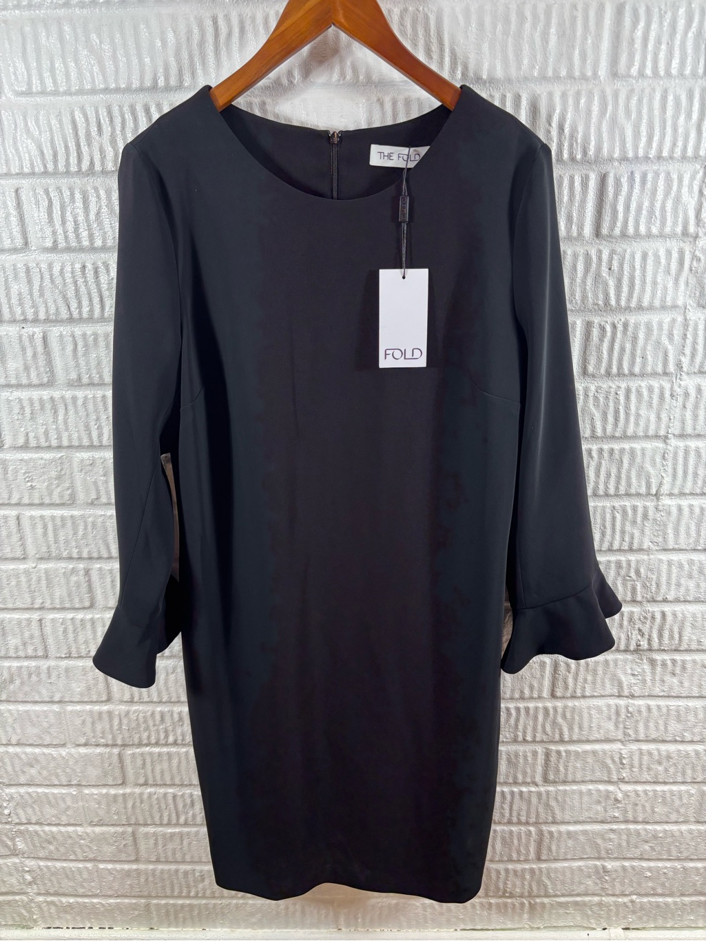 The Fold London Carnaby Dress Black 10 Nwt — image 2 of 6